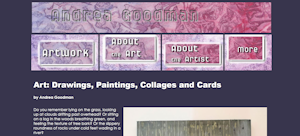 Art website for Andrea Goodman, website designer, SEO consultant and artist