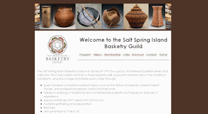 website for the Salt Spring Island Basketry Guild by AGWebServices
