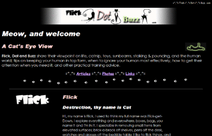 Flick Dot Buzz, a cat fanciers website - launched in 2010