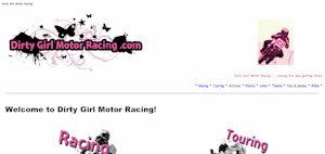 Dirty Girl Motor Racing - the motorcycling website of Andrea Goodman